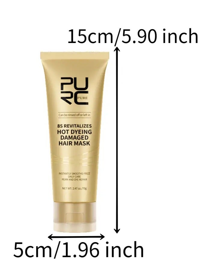 بيور قناع الشعر المهنية الكيراتين كريم العناية بالشعر تنعيم استقامة الشعر منتج العناية بالشعر - Image 3