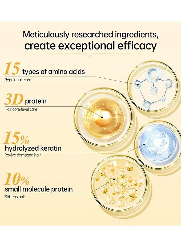 بيور قناع الشعر المهنية الكيراتين كريم العناية بالشعر تنعيم استقامة الشعر منتج العناية بالشعر - Image 4
