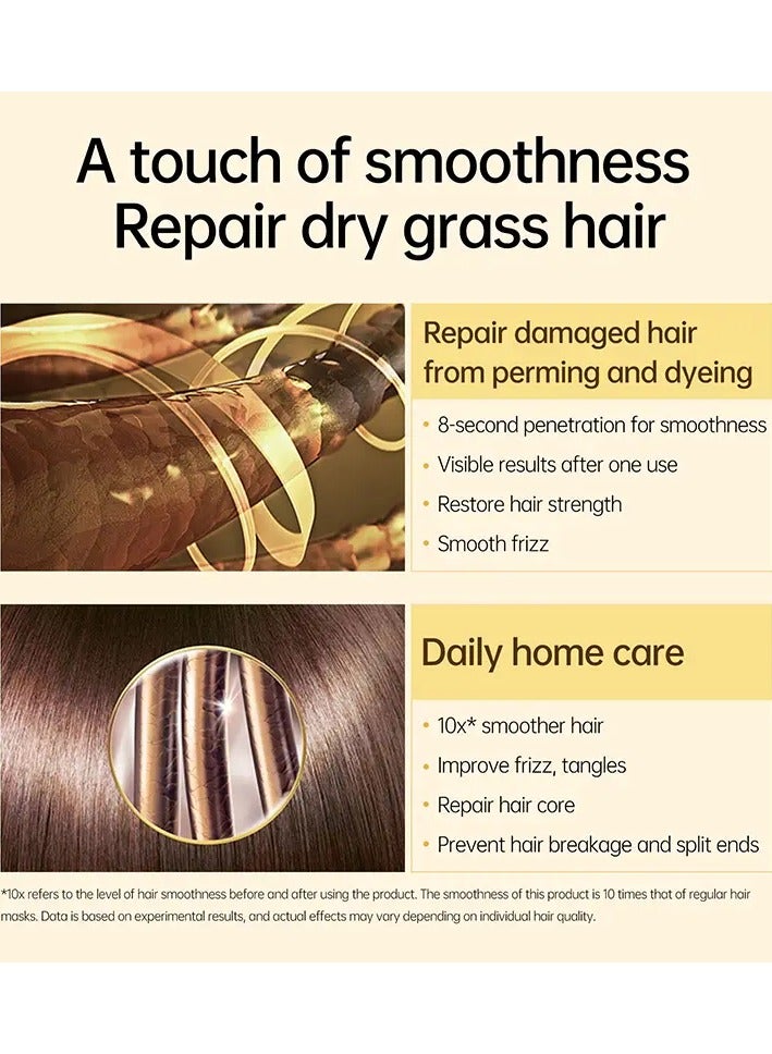 بيور قناع الشعر المهنية الكيراتين كريم العناية بالشعر تنعيم استقامة الشعر منتج العناية بالشعر - Image 5