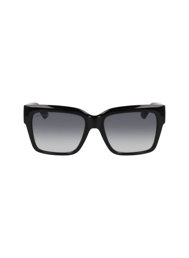 LACOSTE FULL RIM BIO INJ-G820 RECTANGLE LACOSTE SUNS L6033S  5517 (001) BLACK - Image 1