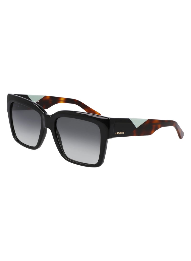 LACOSTE FULL RIM BIO INJ-G820 RECTANGLE LACOSTE SUNS L6033S  5517 (001) BLACK - Image 2