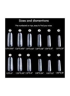 brunson Dual Nail Forms for Poly Extension Gel Pre-shaped False Tips with Scale 120pcs Manicure Tool for Nail Extensions Mold Nail Tips Acrylic Nails False Nails Manicure Tool  - Image 5