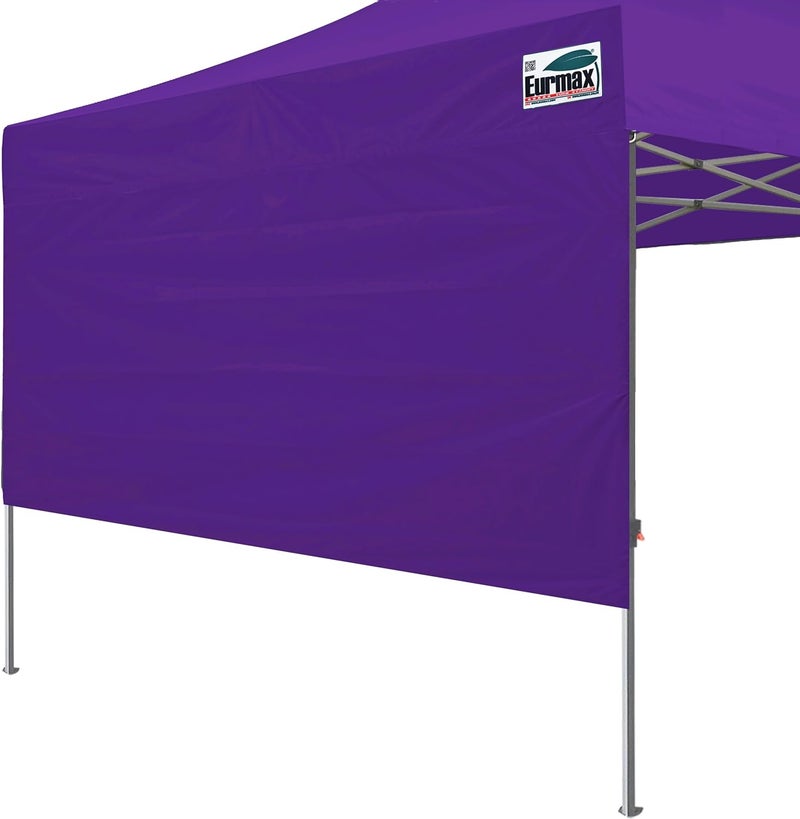 Eurmax USA 10ft Instant Canopy SunWall Canopy Tent Sidewall for Pop Up Canopy Tent,1 Pack Removable Sidewall Only(Purple) - Image 1