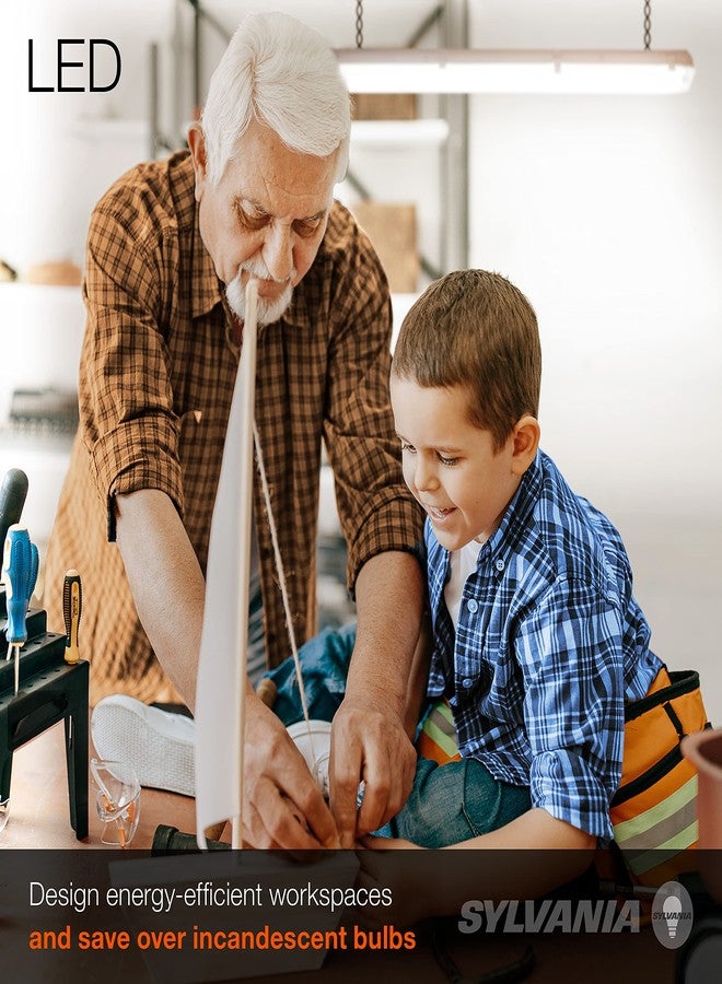 ليدفانس مصباح سقف سيلفانيا LED متعدد الاستخدامات مع سلسلة سحب، يعادل 250 واط، بكفاءة 30 واط، أبيض بارد - عبوة واحدة (61452) - Image 4