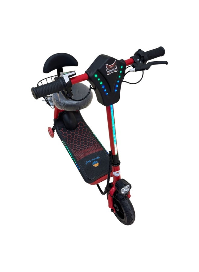Winner Sky Mini Harley Pro Kids Electric Scooter with Seat, LED Lights, 36V 250W Motor & 13Ah Battery – Safe Electric Ride-On Scooter for Children - Image 3