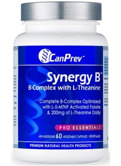 CanPrev Synergy Bcomplex With Ltheanine Vegi Capsules 60 Count  - Image 1