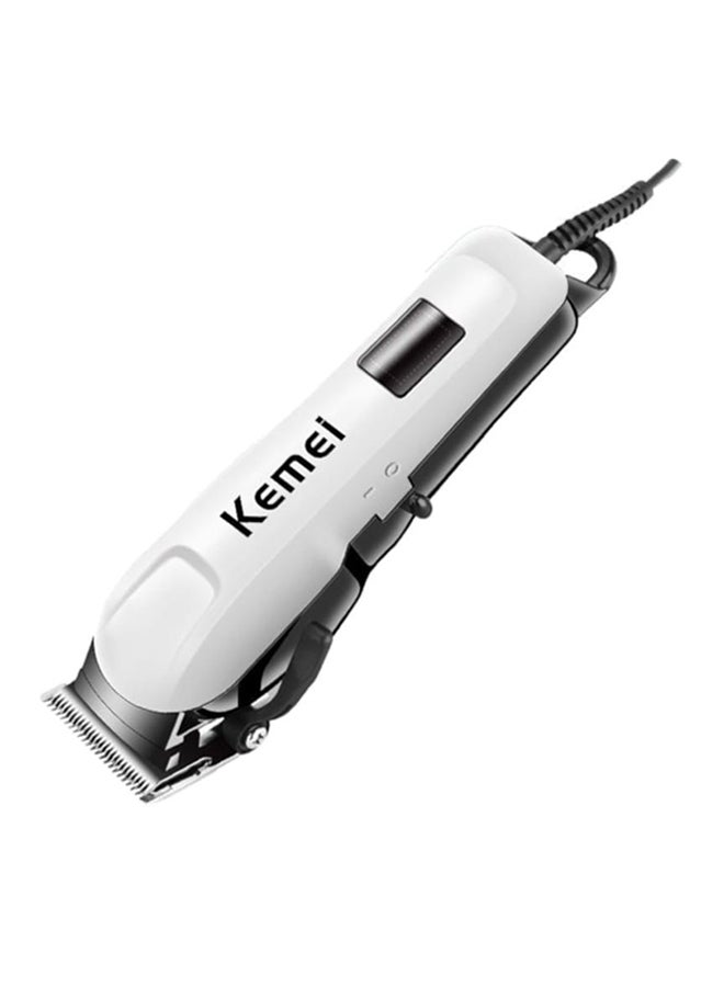 Kemei Km-809A Professional Pet Clipper Trimmer White - Image 1