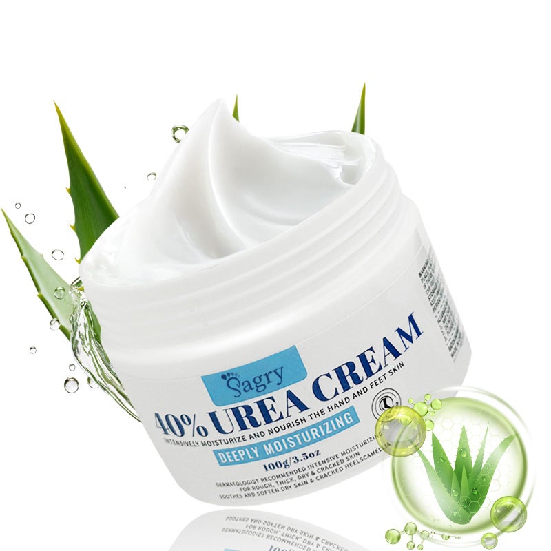 Sagry Urea Cream 40 Percent for Feet Maximum Strength, Foot Cream for Dry Cracked Heels Feet Knees Elbows Hands, Urea 40% Cream for Deep Moisturizes, Callus Remover, Heel Crack Repair - Image 1
