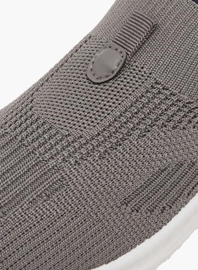 Oaklan by Shoexpress GREY Boys by Shoexpress Pull Tab Detail Slip-On Sports Shoes for Men | Best Price UAE