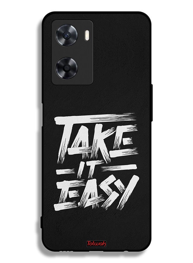 Tolwak Oppo A77s Protective Case Cover Take It Easy - Image 2