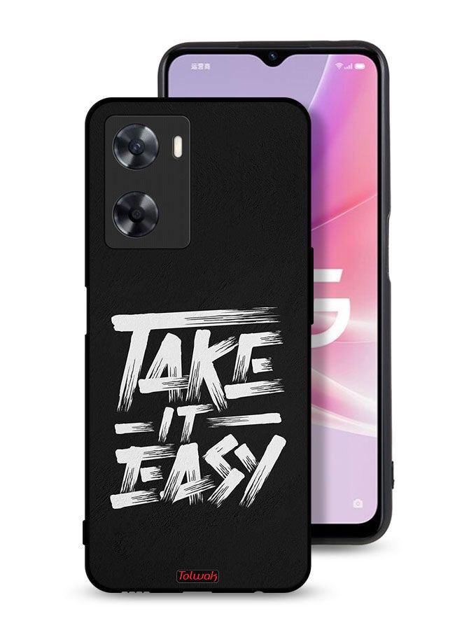 Tolwak Oppo A77s Protective Case Cover Take It Easy - Image 1
