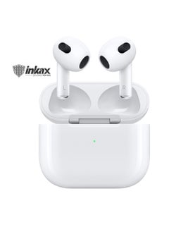 Inkax ANC Ear Buds T03 Wireless Bluetooth Stereo Headphone with noise cancelling - White  - Image 1