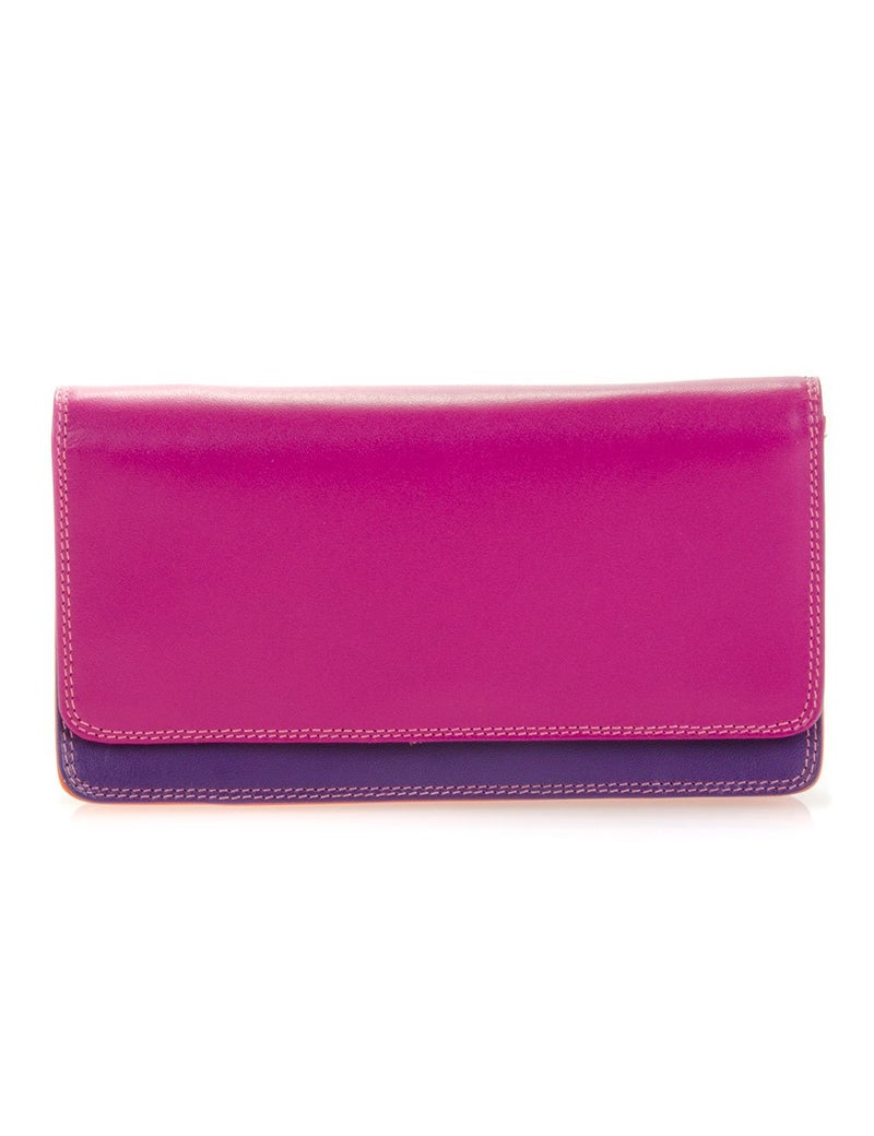 mywalit Medium Matinee Leather Wallet | 10 Card Slots | ID Window & Coin Pocket | Sangria Multi | Stylish & Compact Accessory for Men & Women | Perfect for Everyday Use - Image 4