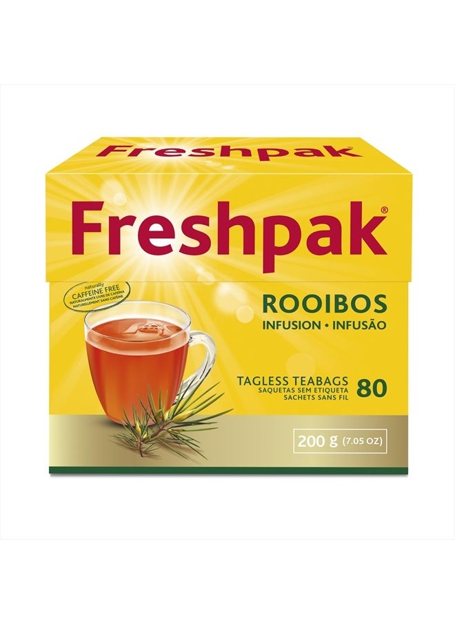 FRESHPAK Rooibos Infusion Tea, 80 Tagless Teabags  - Image 3
