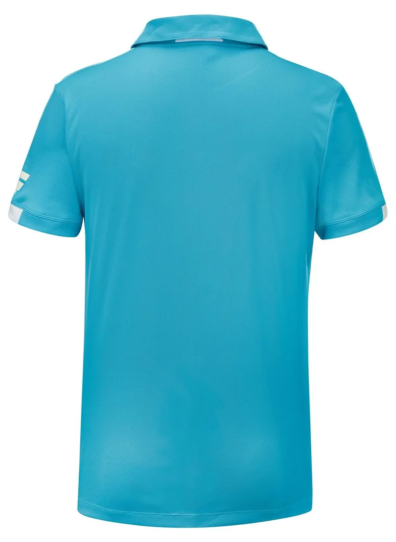 Babolat Cyan Blue Babolat Tennis Play Polo Men, 3Mp2021-4124, (French Brand) for Men | Best Price UAE