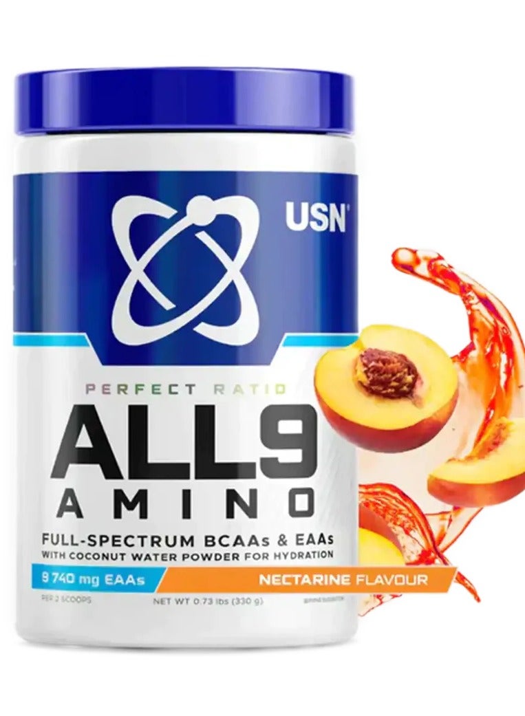 USN All9 Amino Nectarine Flavor 330G - Image 1