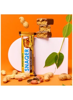 Snaq Fabriq SNAQER Chocolate Protein bar with Peanuts and Caramel No Sugar Added 12x50g  - Image 2