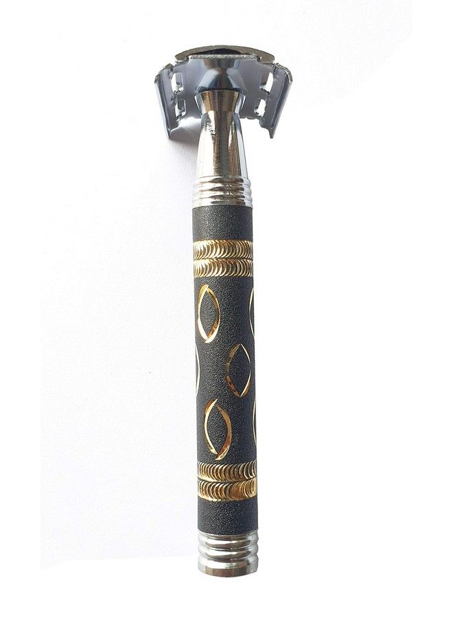 Foreign Holics Stylish Premium Look Black Golden Safety Razor For Men & Boys (Pack Of 1) - Image 5