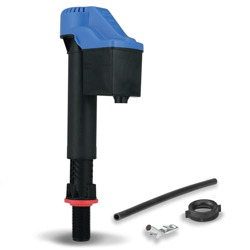 Korky 528T Replacement TOTO Toilet Fill Valve - Fits G-Max and Power Gravity Toilets -Easy to Install -Made in USA, Black - Image 1
