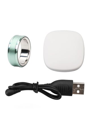 Smart Ring Health Tracker Stainless Steel Sleep Temperature Monitoring Step Counting Waterproof Smart Ring with Charging Case Cyan Type 23 - pzsku/Z1D32A40C4E380792F324Z/45/1746382764/20a763c9-6291-439f-84be-408bf090bfbf