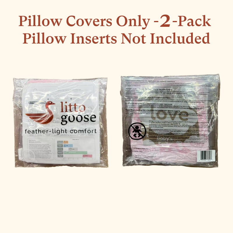 littogoose Maternity Pillow Cover ONLY Compatible with Momcozy Pregnancy Pillow (2 Pack Covers-Pillow NOT Included) - Image 3
