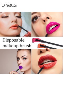 Unique 100 Pieces Disposable Lip Brushes, Disposable Lip Gloss Brushes, Lipstick Stick Applicators, Disposable Nail Brushes, Multifunctional Makeup Lip Brushes for Women and Girls  - Image 5
