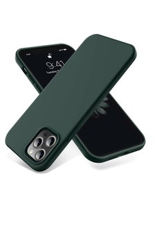 Compatible with iPhone 15 Pro Case, Liquid Silicone Case, Full Body Protective Cover, Shockproof, Slim Phone Case, Anti-Scratch Soft Microfiber Lining, 6.1 inch (Alpine Green)