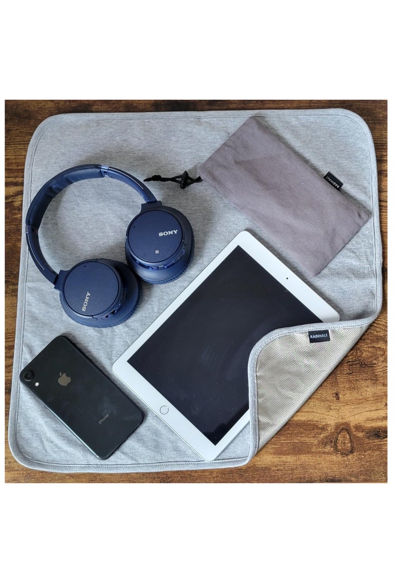 SYOSI - Faraday Blanket for Cell Phone and Laptop, Protection Against Direct Contact From Cell Signal, WIFI, Bluetooth, RF, EMF Blocker for Cell Phone, Radiation Blocker for Cell Phone and Laptop - Image 1