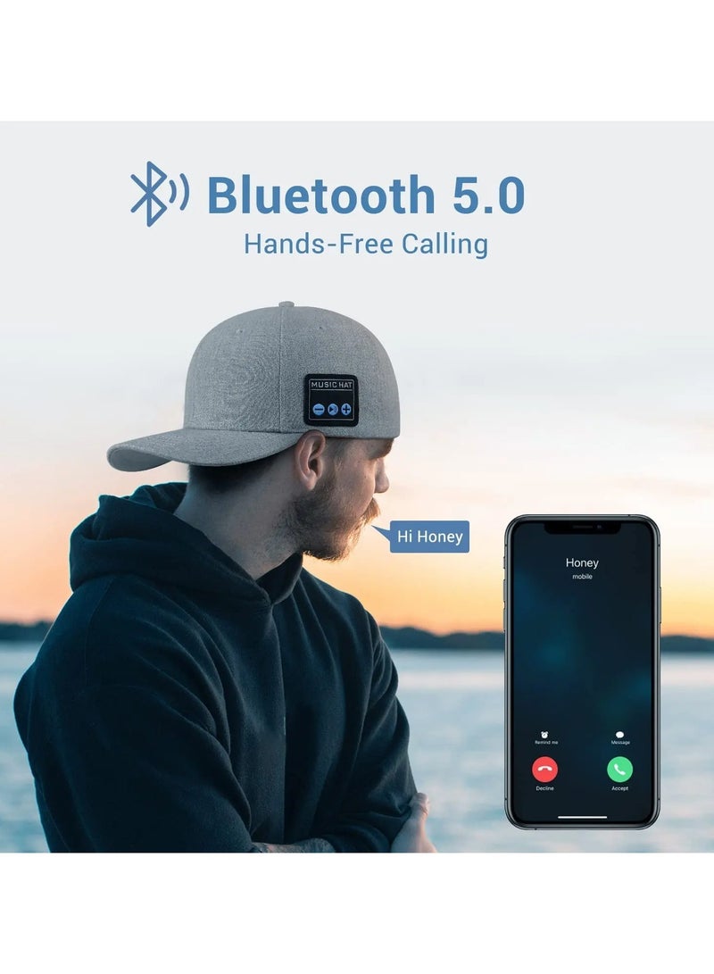 AROAQ Multifunctional Outdoor Hat with Bluetooth Speakers Detachable Wireless Adjustable Music Baseball Cap Running Sports - Image 1