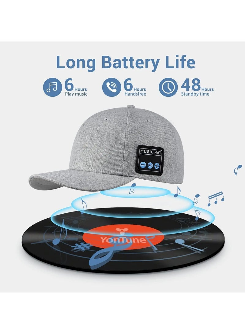 AROAQ Multifunctional Outdoor Hat with Bluetooth Speakers Detachable Wireless Adjustable Music Baseball Cap Running Sports - Image 2