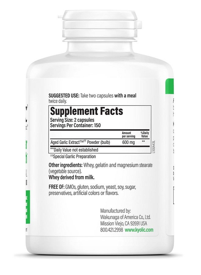 كيوليك، تركيبة مستخلص الثوم المُعتق ١٠٠، ٣٠٠ كبسولة - Image 3