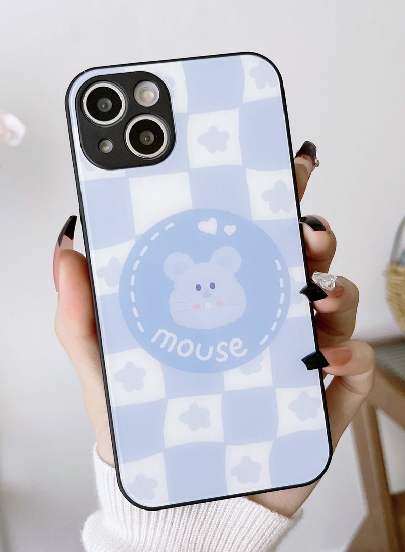 Loquat Back Cover Printed Glass Protective Mobile Phone Case for iPhone