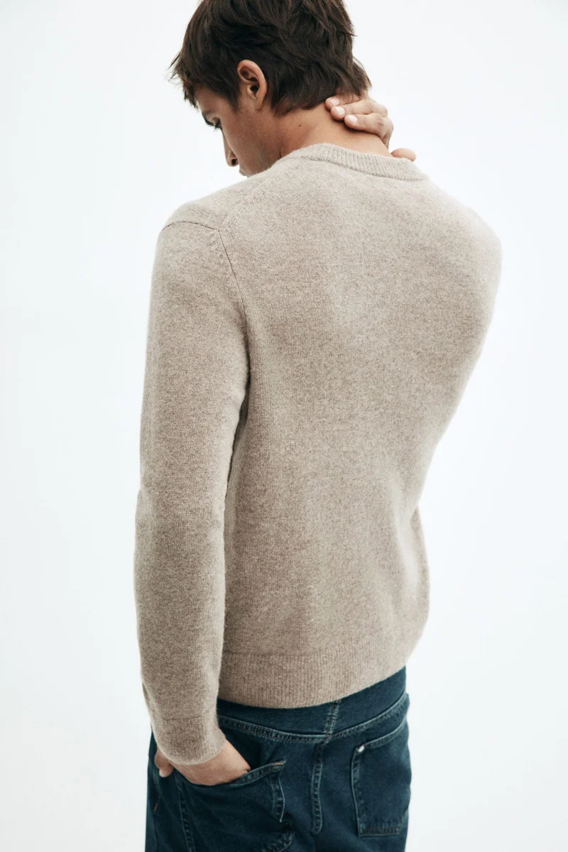H&M  Regular Fit Fine-knit wool jumper for Men | Best Price UAE
