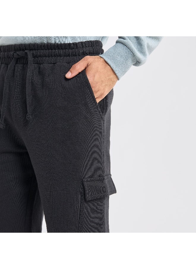 FAV - Solid Flexi Waist Shorts with Drawstring Closure - Image 1