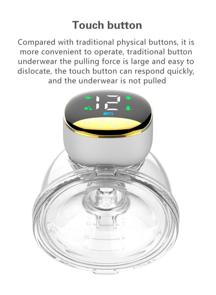 Generic - Wearable Electric Breast Pump  4 Modes / 12 Gears - Image 1