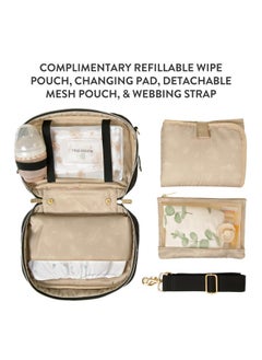 Diaper Clutch 3.0 - Crossbody Diaperbag With Changing Pad, Detachable Pouch And Wipes Case. Machine Washable - Black - pzsku/Z1D334B31FD3D2A74F1F1Z/45/_/1735214448/27893b99-6a3f-47fe-bcc4-2133c98d59fa