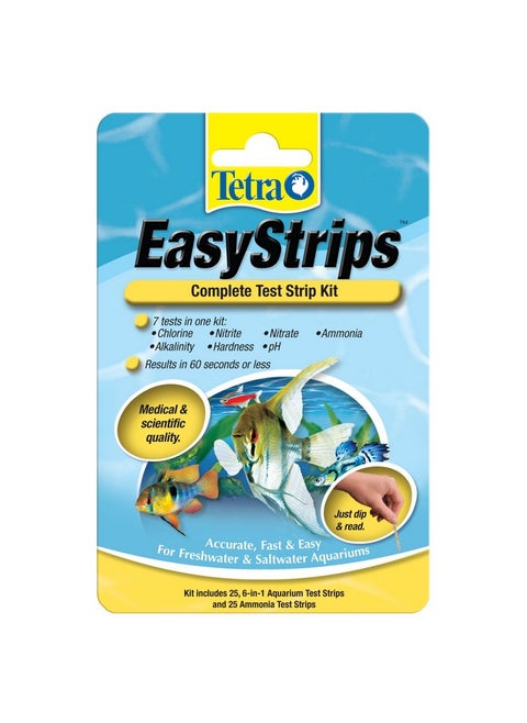 Easystrips Complete Kit 25, 6 In1 Testing Strips And 25 Ammonia Testing Strips