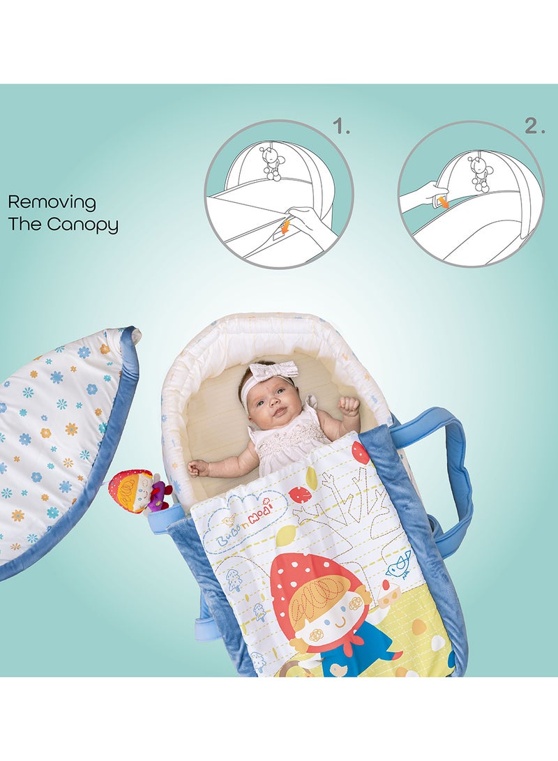 Moon Adjustable Moses Basket - Multicolour - Image 2