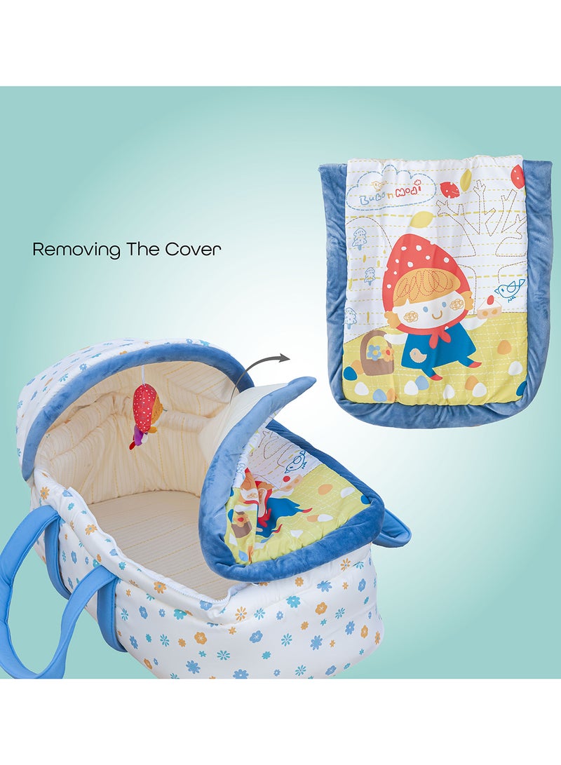 Moon Adjustable Moses Basket - Multicolour - Image 3