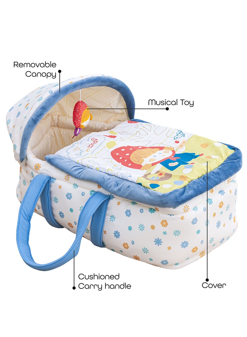 Moon Adjustable Moses Basket - Multicolour - Image 4