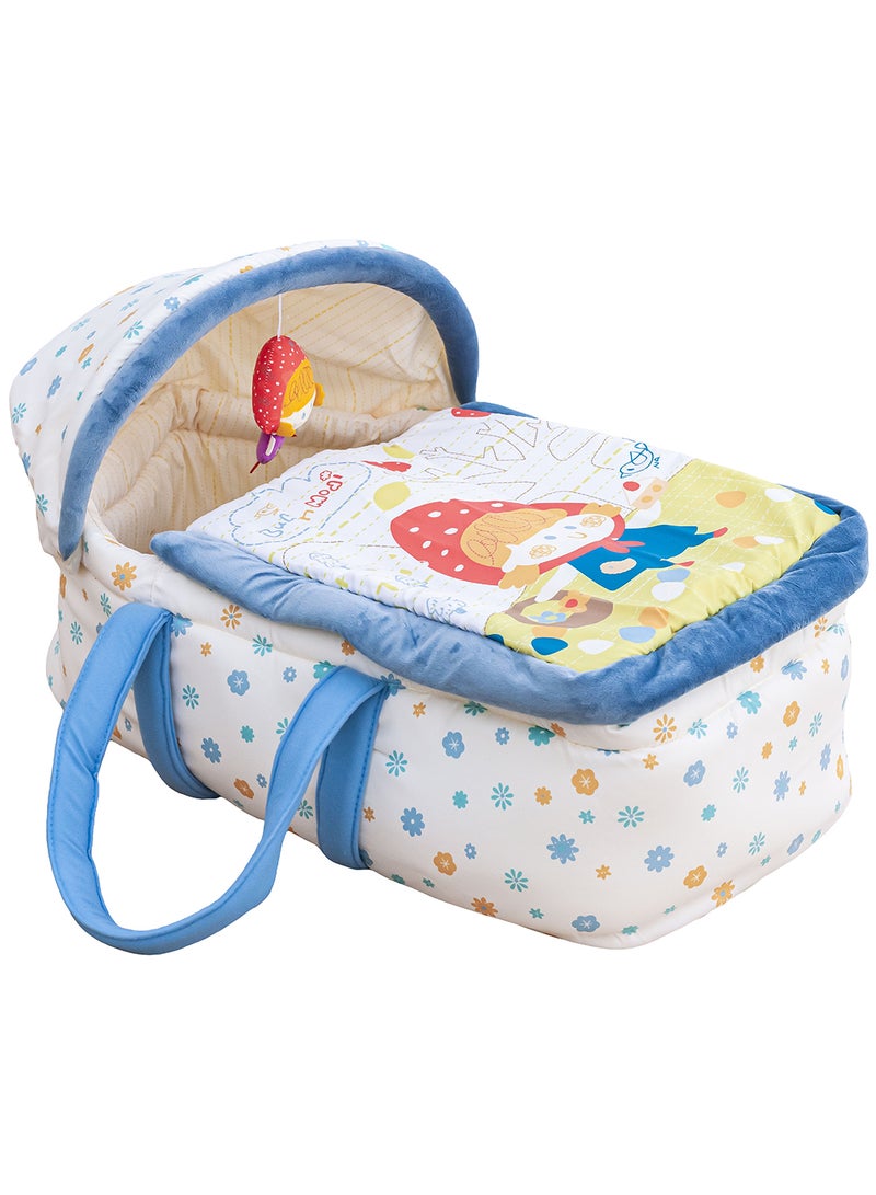 Moon Adjustable Moses Basket - Multicolour - Image 1