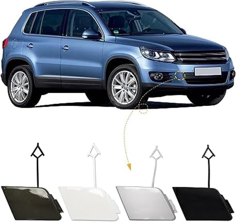 QASULER Tow Hook Eye Cover for VW Tiguan 2012-2017 - Image 5