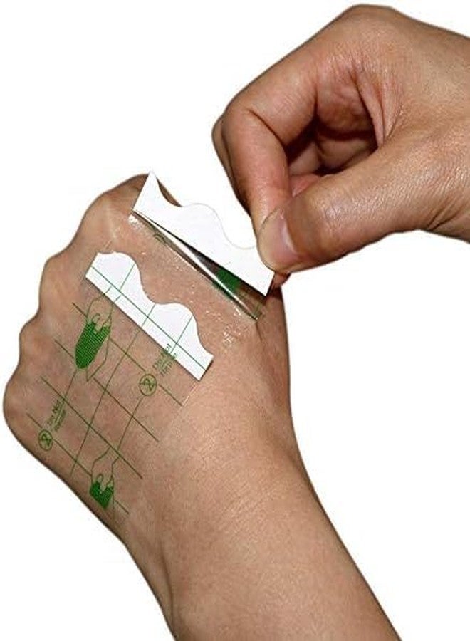WROXTY Transparent Stretch Adhesive Bandage Waterproof Film Bandage Adhesive Bandages Dressing Tape for Second Skin Healing Protection Supplies -10cmx5m (10cm X 5m) - Image 3