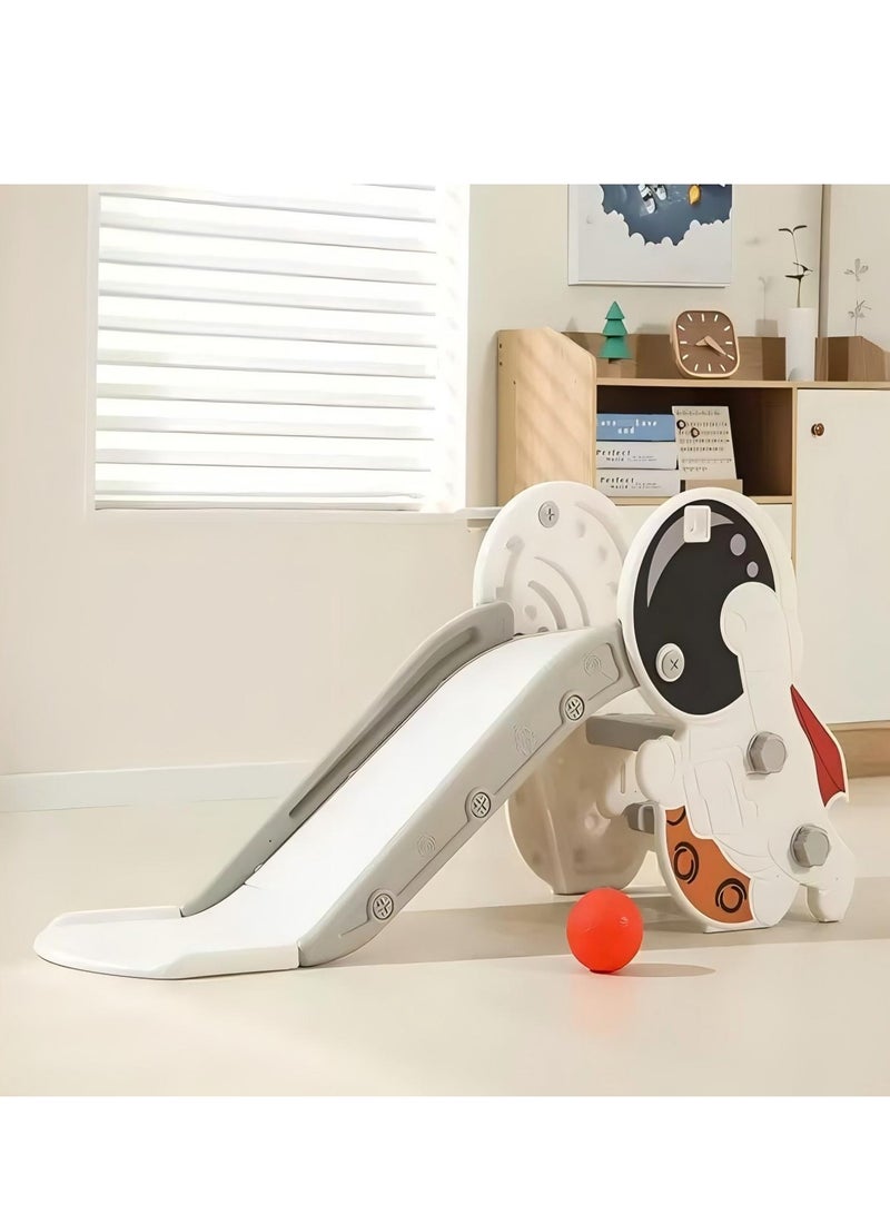 Toddler Slide for Kids Age 2 3 4 5 6 7 8 9，Loverly baby slide and Ball Rack for kids outdoor Indoor 3-10 Year Old，Home Kids Slide for Boys and Girls（E2）  - Image 2