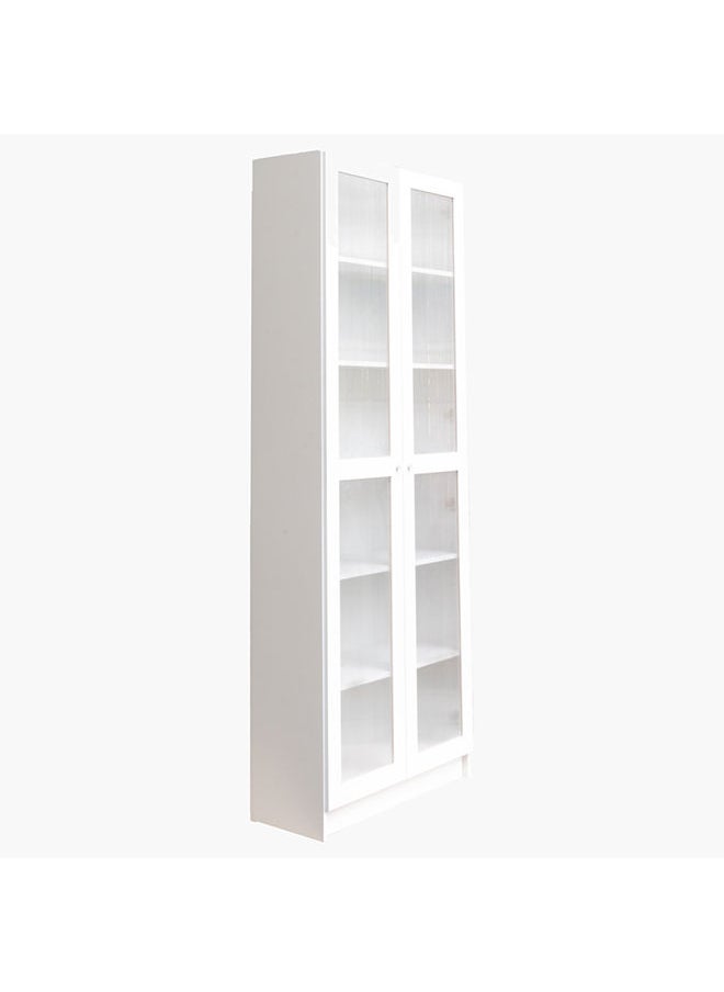 Home Box Frankfurt 6-Tier Multipurpose Storage Unit With 2 Acrylic Doors 80 x 202 x 29.5 cm  - Image 5