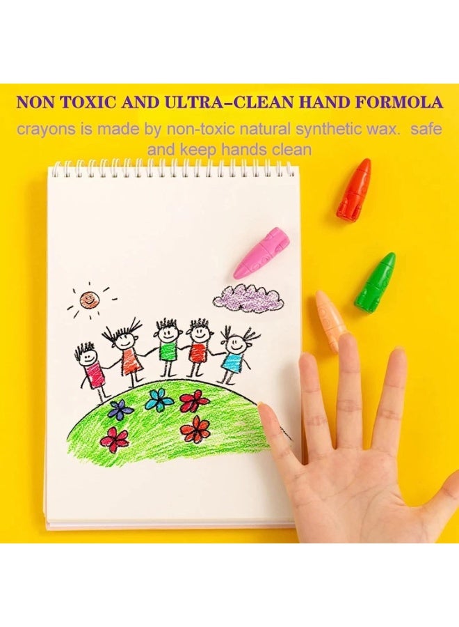 12 لونًا من أقلام تلوين صاروخ الفضاء، أقلام تلوين غير سامة للأطفال، سهلة الإمساك وقابلة للغسل، مجموعة هدايا فنية آمنة لتلوين الأدوات المدرسية، مقاومة للسقوط، للأطفال والرضع - Image 4