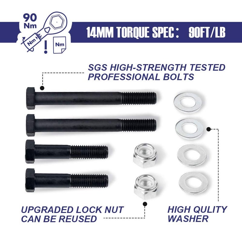 KSP PERFORMANCE KSP 3" Leveling Lift Kits for F250 F350 2005-2020 Super Duty 4WD, Front Suspension Level Kit Compatible With Ford SD, 3inch Lift Spacers with Shock Extender Bracket fit Heavy Duty F250 F350 Truck - Image 3