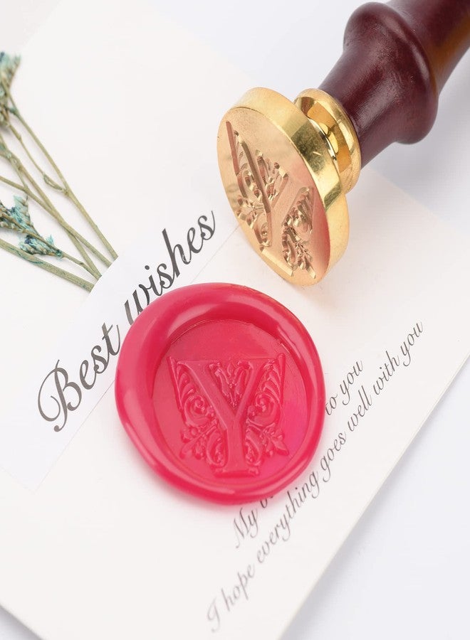 iTERYOU 2Pcs Letter Y Wax Seal Stamp With Gift Box, A to Z Series, Kit for Thanksgiving - Image 2