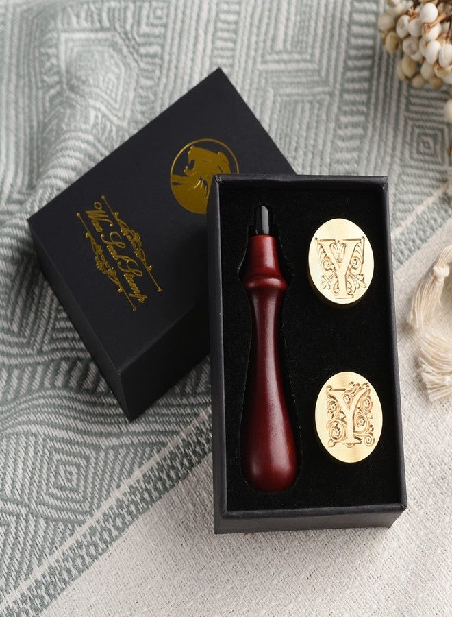 iTERYOU 2Pcs Letter Y Wax Seal Stamp With Gift Box, A to Z Series, Kit for Thanksgiving - Image 4