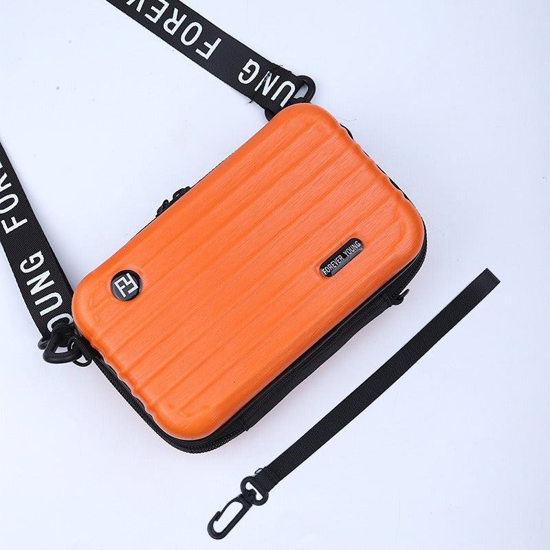 Hard Case Cosmetic Bag Women'S Small Portable Shoulder Bag Wash Bag Hand-Held Mini Wash Bag Change Mobile Phone Storage Bag - Image 3